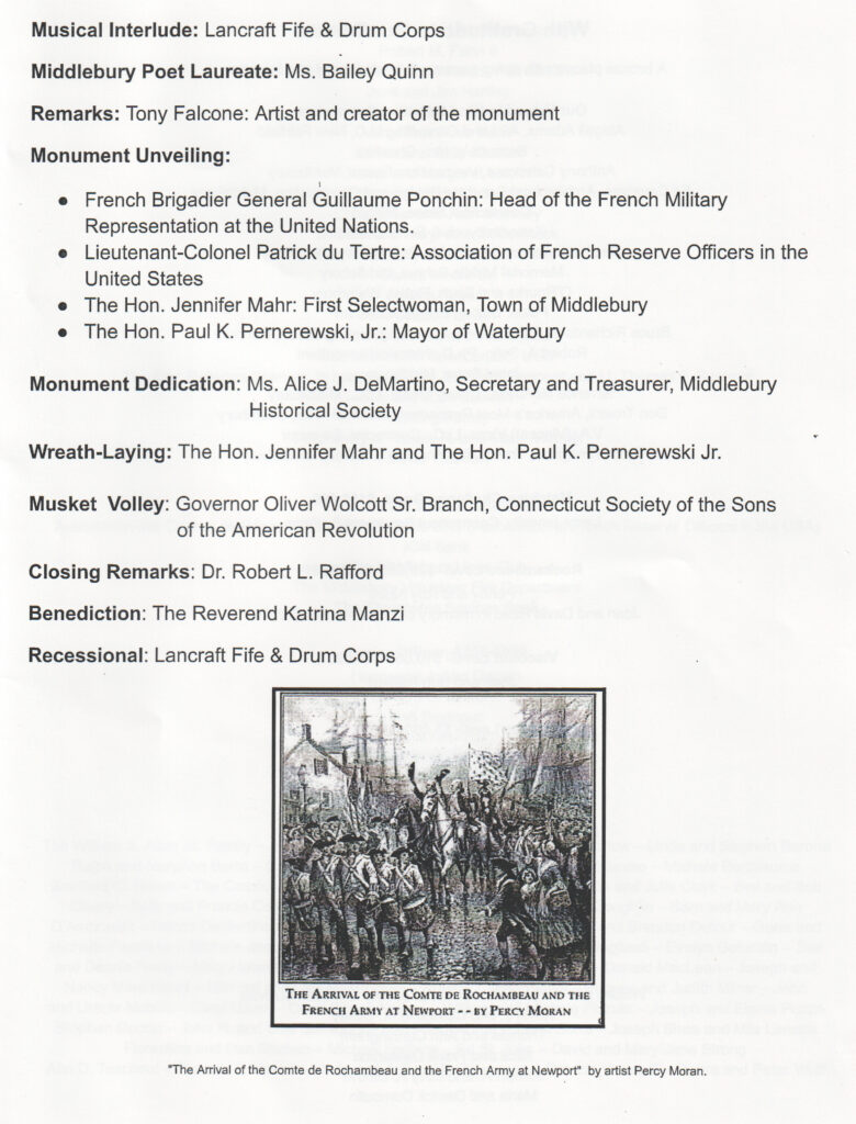 Dedication Program Speakers 2